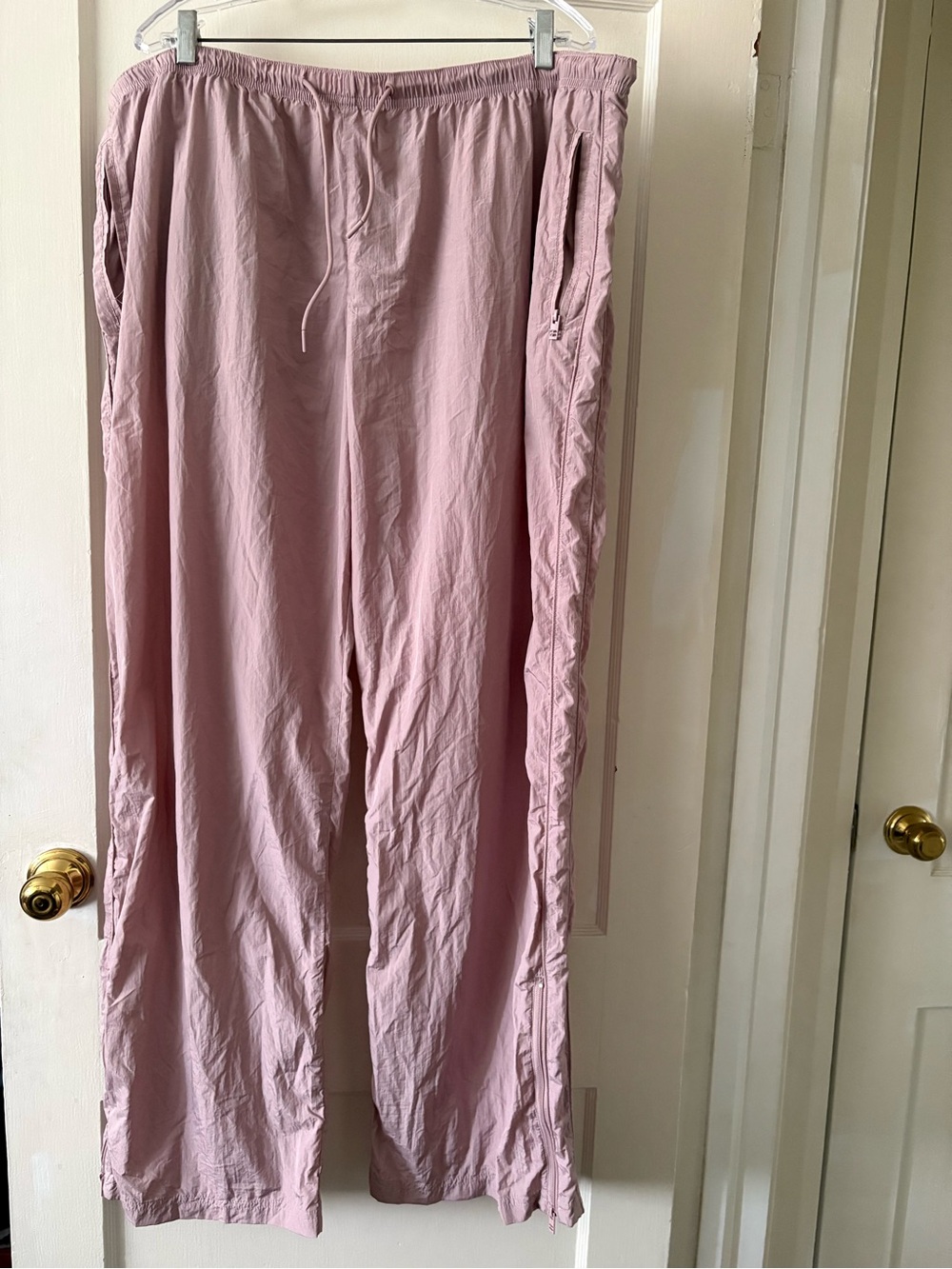 Cotton On Dusty Pink Wide-Leg Track Pants